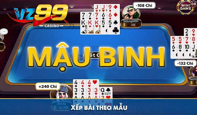 Xếp bài theo mẫu